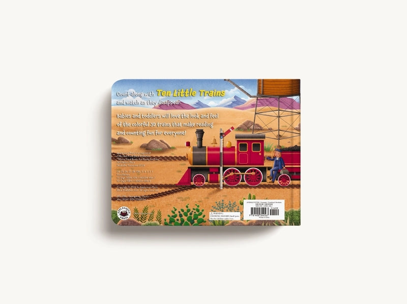 Ten Little Trains Board Book