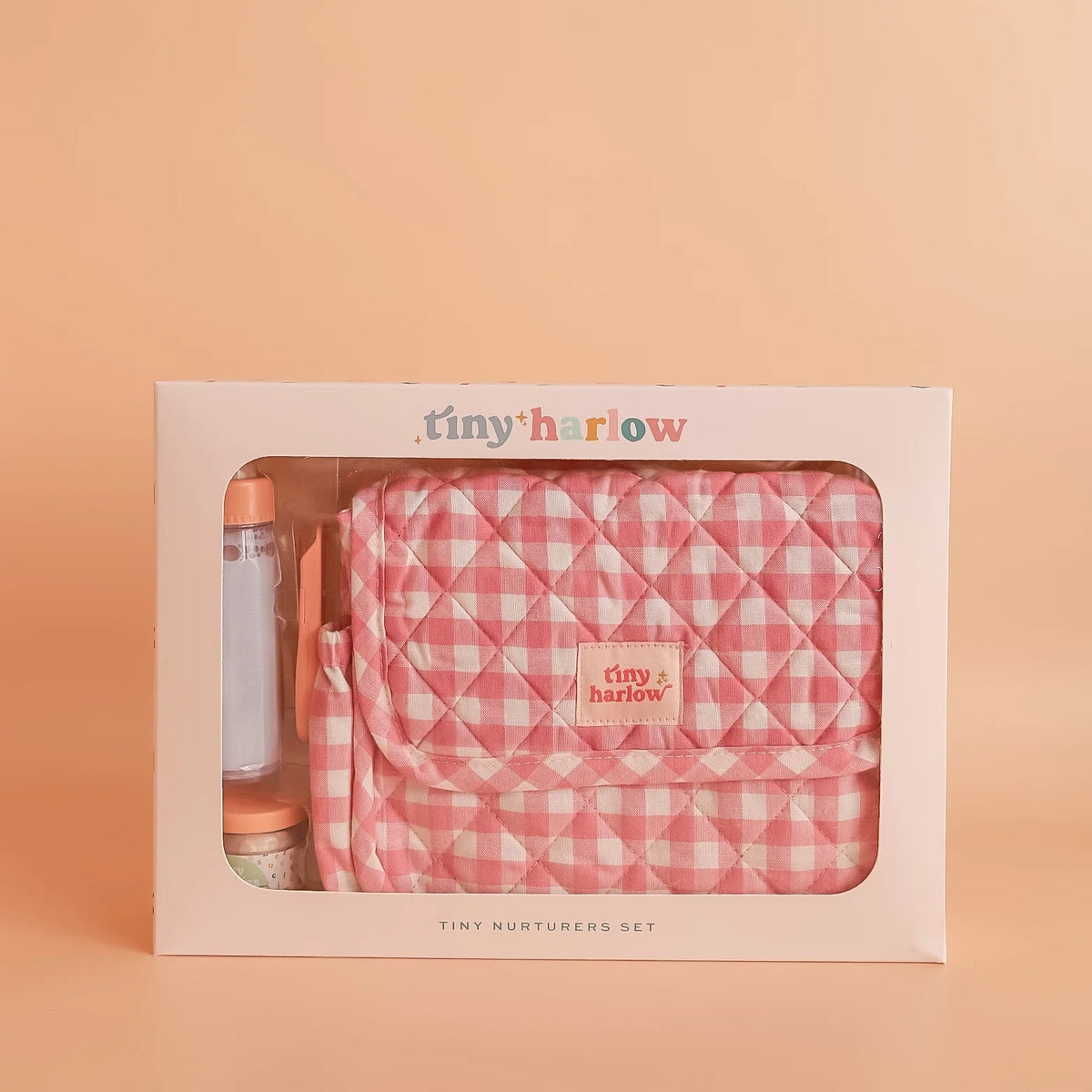 Tiny Harlow Tiny Nurturers Pink Gingham Set