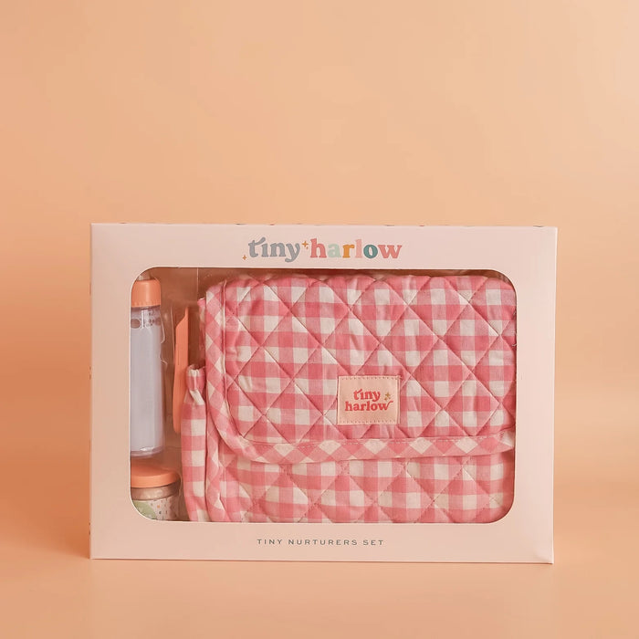Tiny Harlow Tiny Nurturers Pink Gingham Set