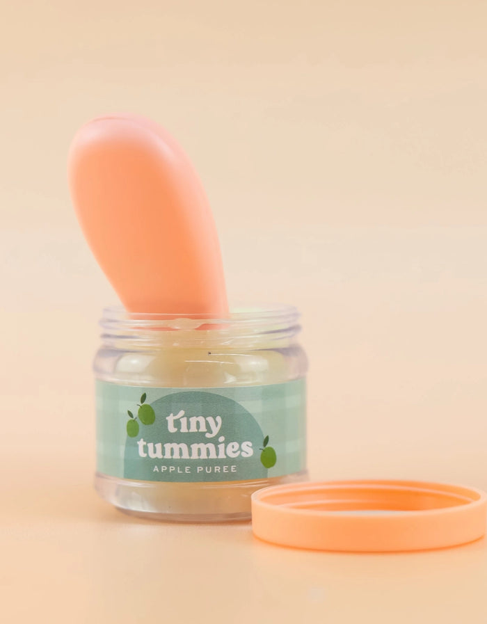 Tiny Harlow Tiny Tummies Apple Jelly Food Jar & Spoon Set