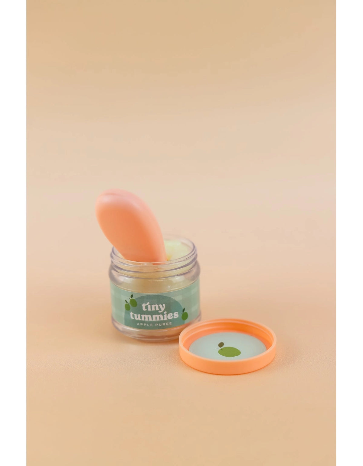 Tiny Harlow Tiny Tummies Apple Jelly Food Jar & Spoon Set