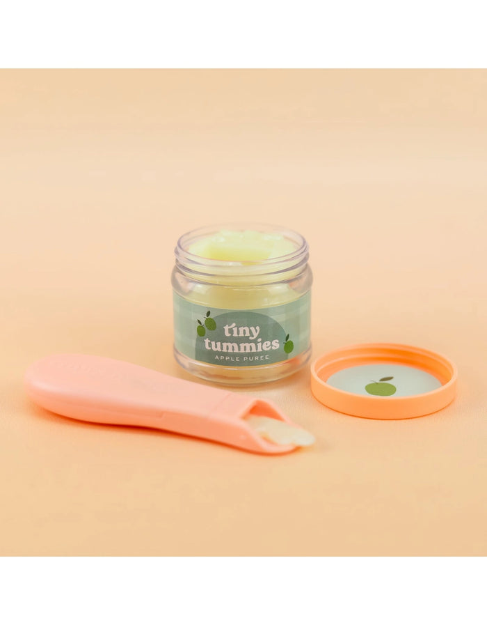 Tiny Harlow Tiny Tummies Apple Jelly Food Jar & Spoon Set