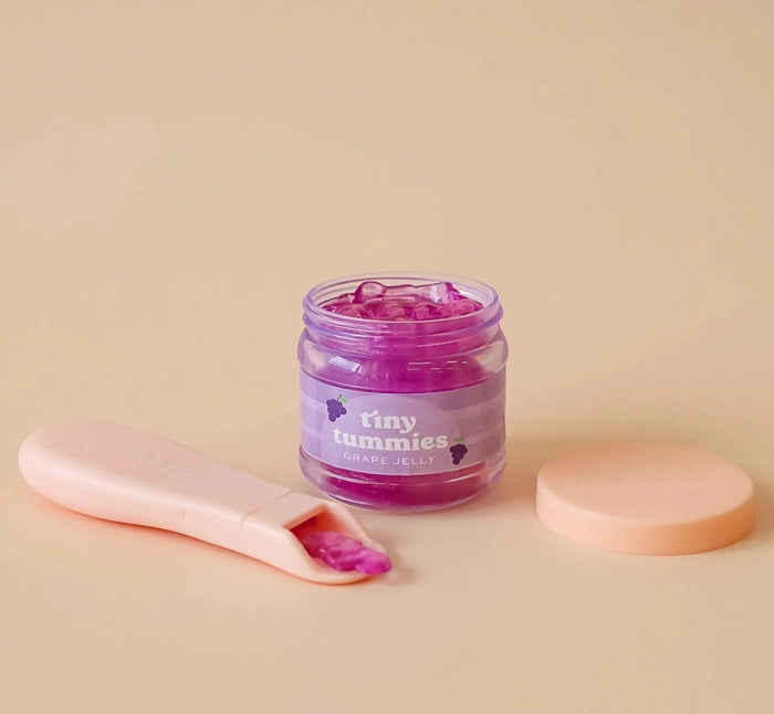 Tiny Harlow Tiny Tummies Grape Jelly Food Jar & Spoon Set