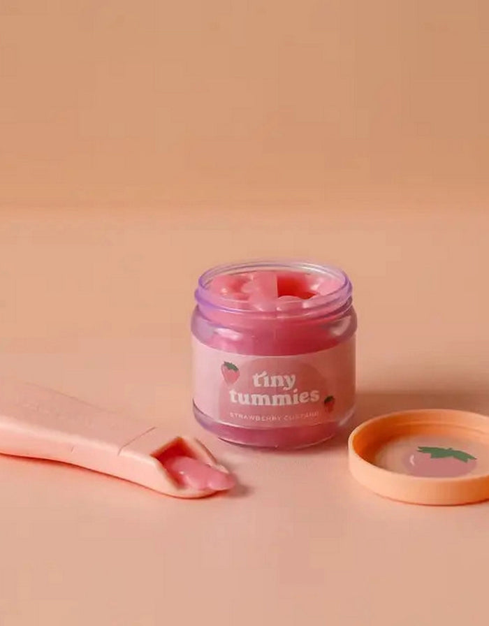 Tiny Harlow Tiny Tummies Strawberry Jelly Food Jar & Spoon Set