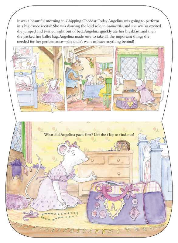 Angelina's Ballet Bag Board Book