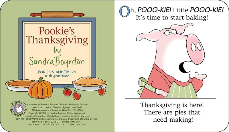 Pookie's Thanksgiving Board Book