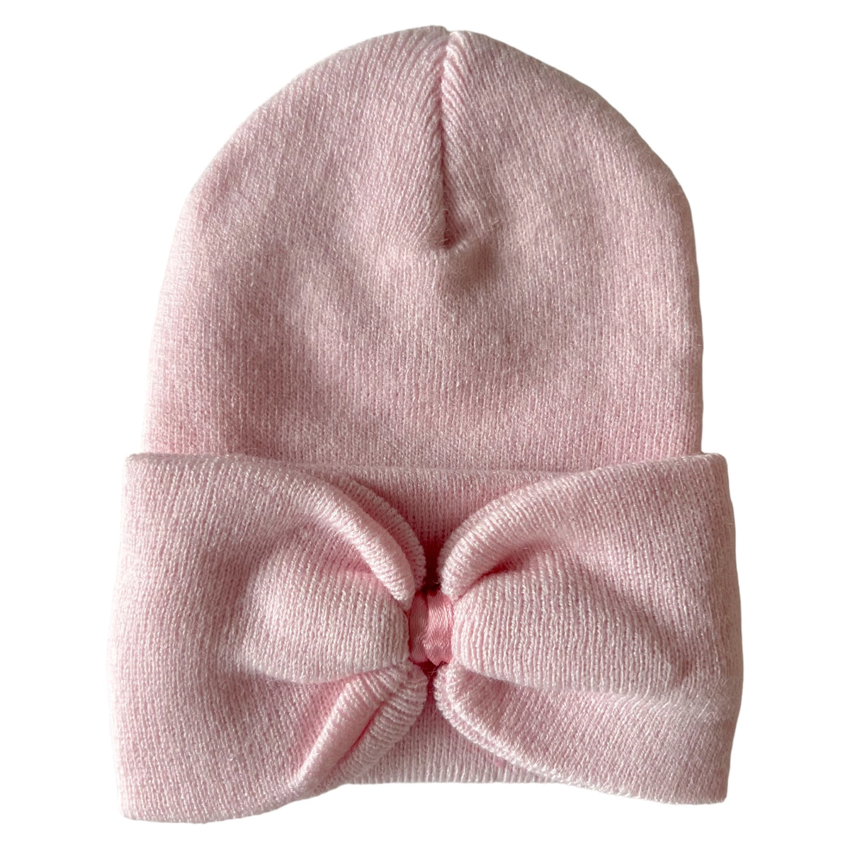 SpearmintLOVE Baby’s First Hat - Petal Pink Bow