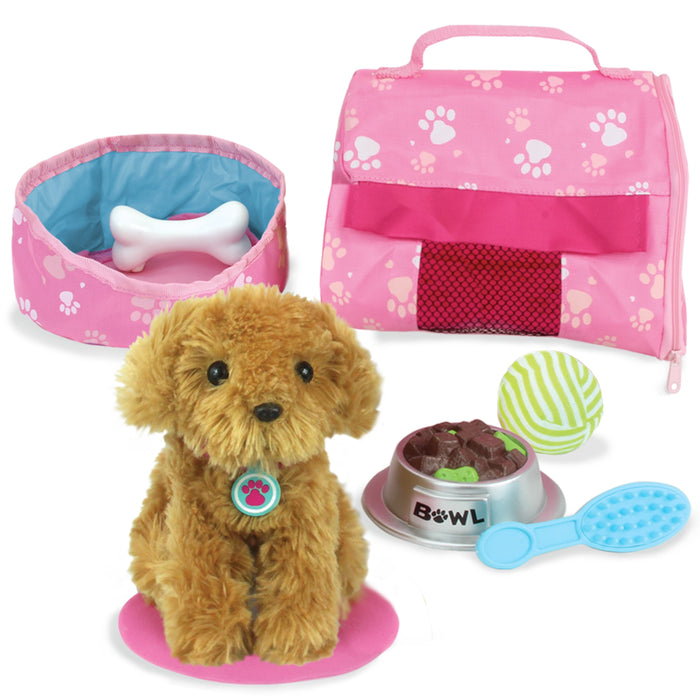 Sophia’s by Teamson Puppy Dog & Carrier Set