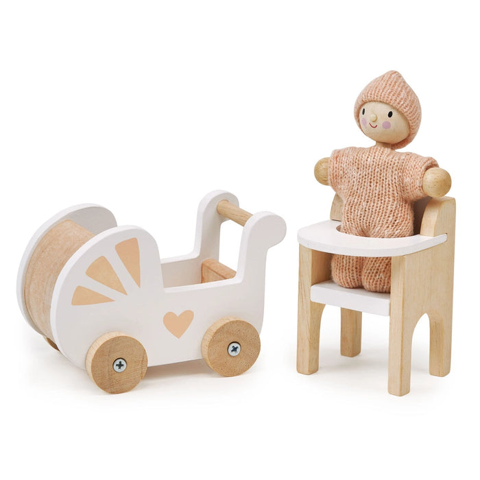 Mentari Toys Dolls House Nursery Set