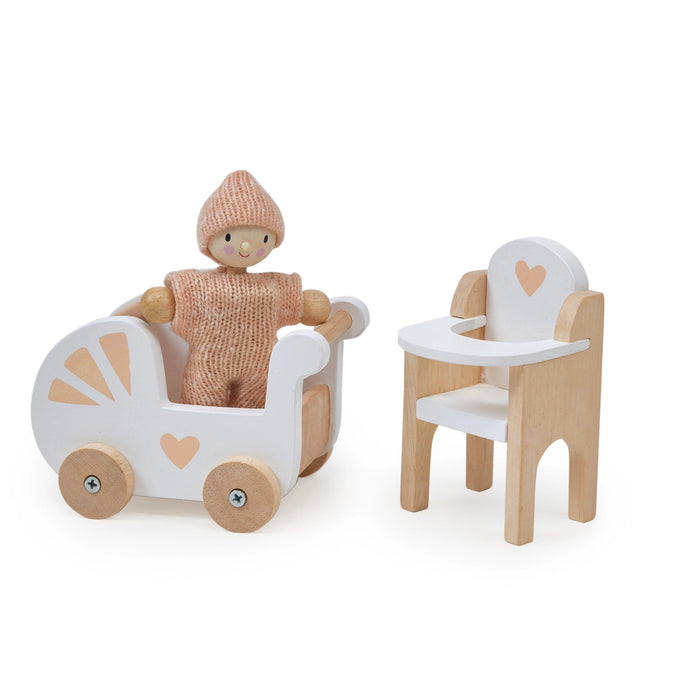 Mentari Toys Dolls House Nursery Set