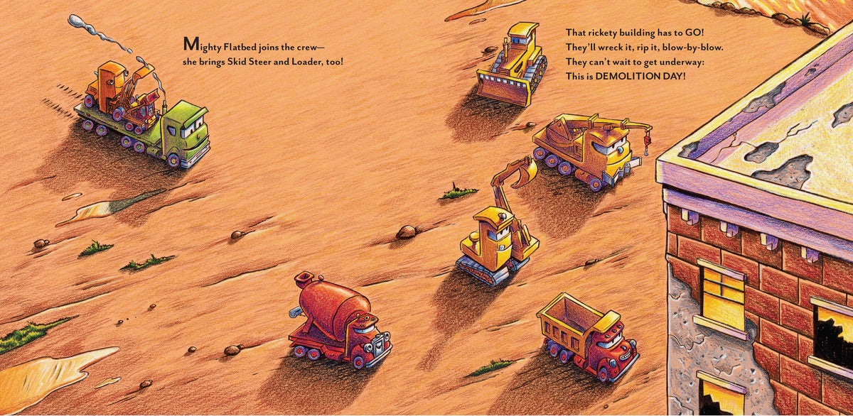 Construction Site Mission: Demolition! Hardcover Book
