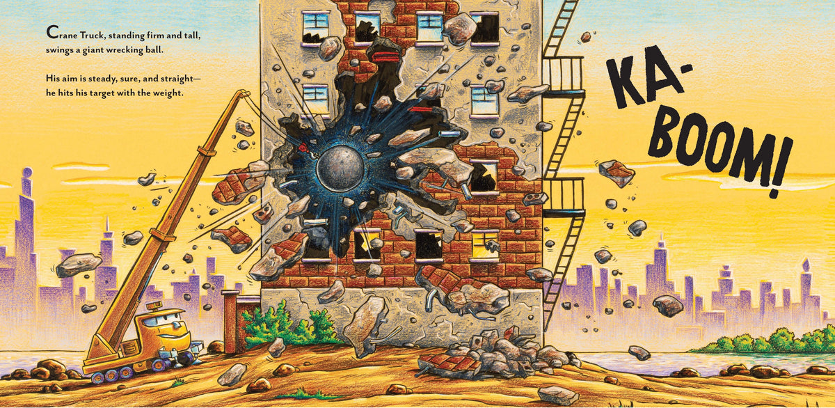 Construction Site Mission: Demolition! Hardcover Book