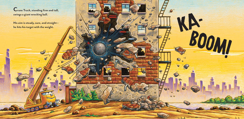 Construction Site Mission: Demolition! Hardcover Book