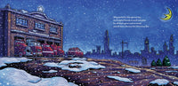 Construction Site On Christmas Night Hardcover Book