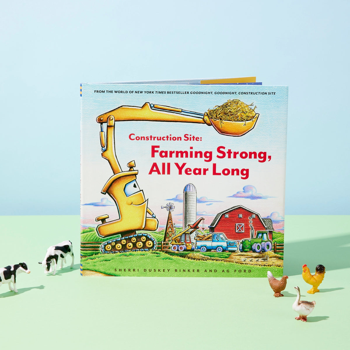 Construction Site: Farming Strong All Year Long Hardcover Book