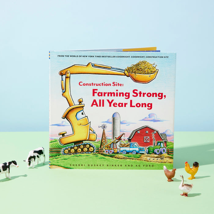 Construction Site: Farming Strong All Year Long Hardcover Book