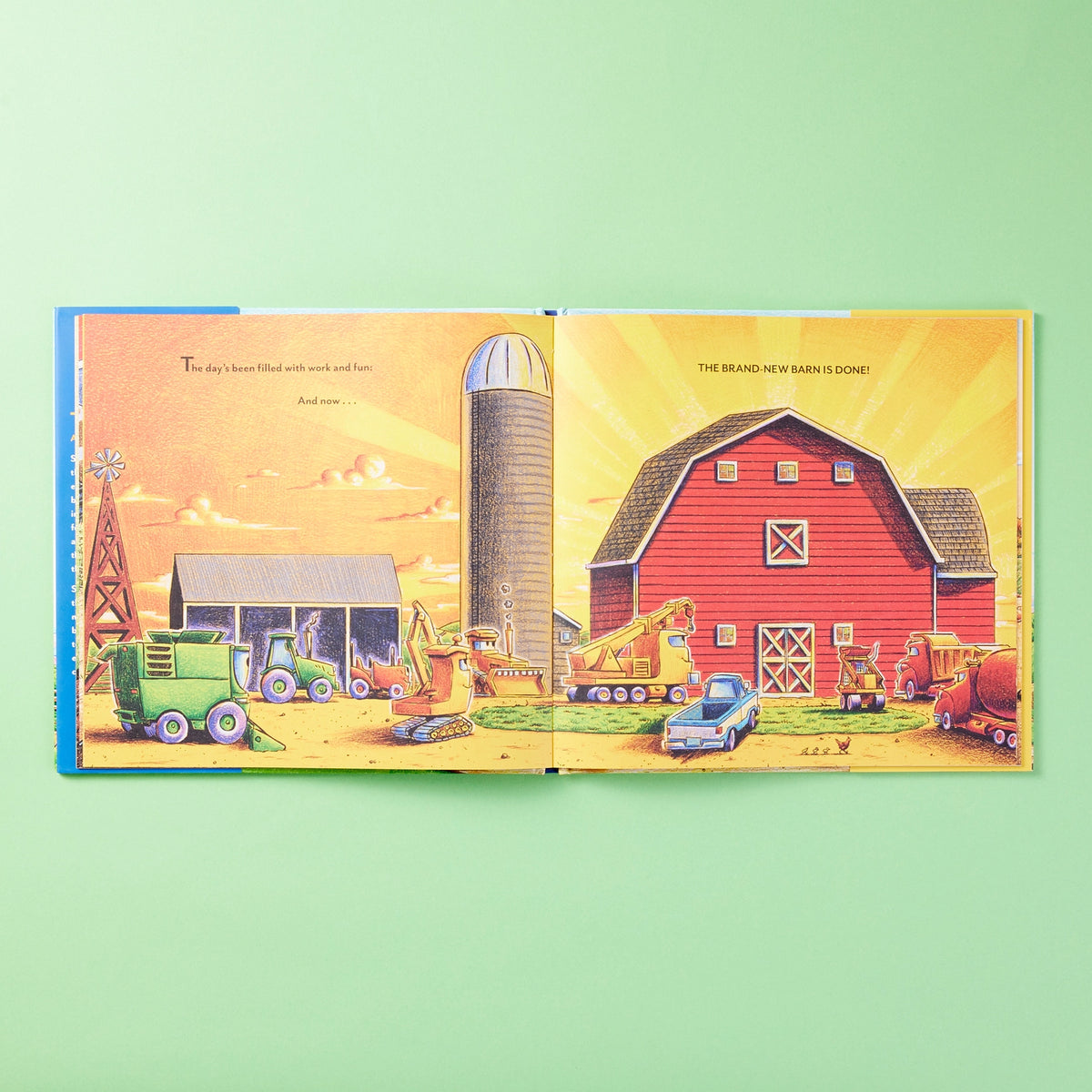Construction Site: Farming Strong All Year Long Hardcover Book