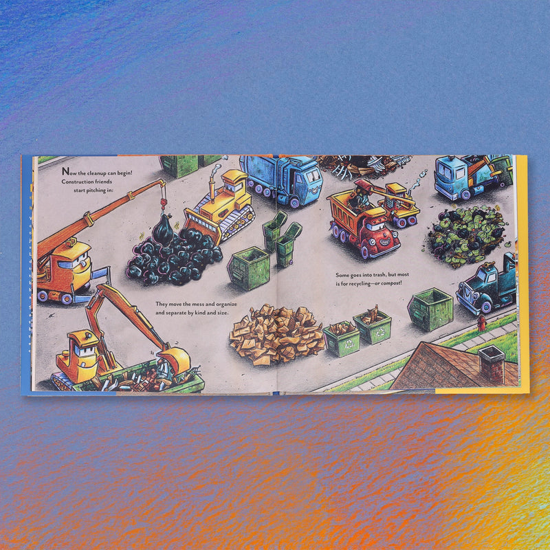 Construction Site: Garbage Crew To the Rescue! Hardcover Book