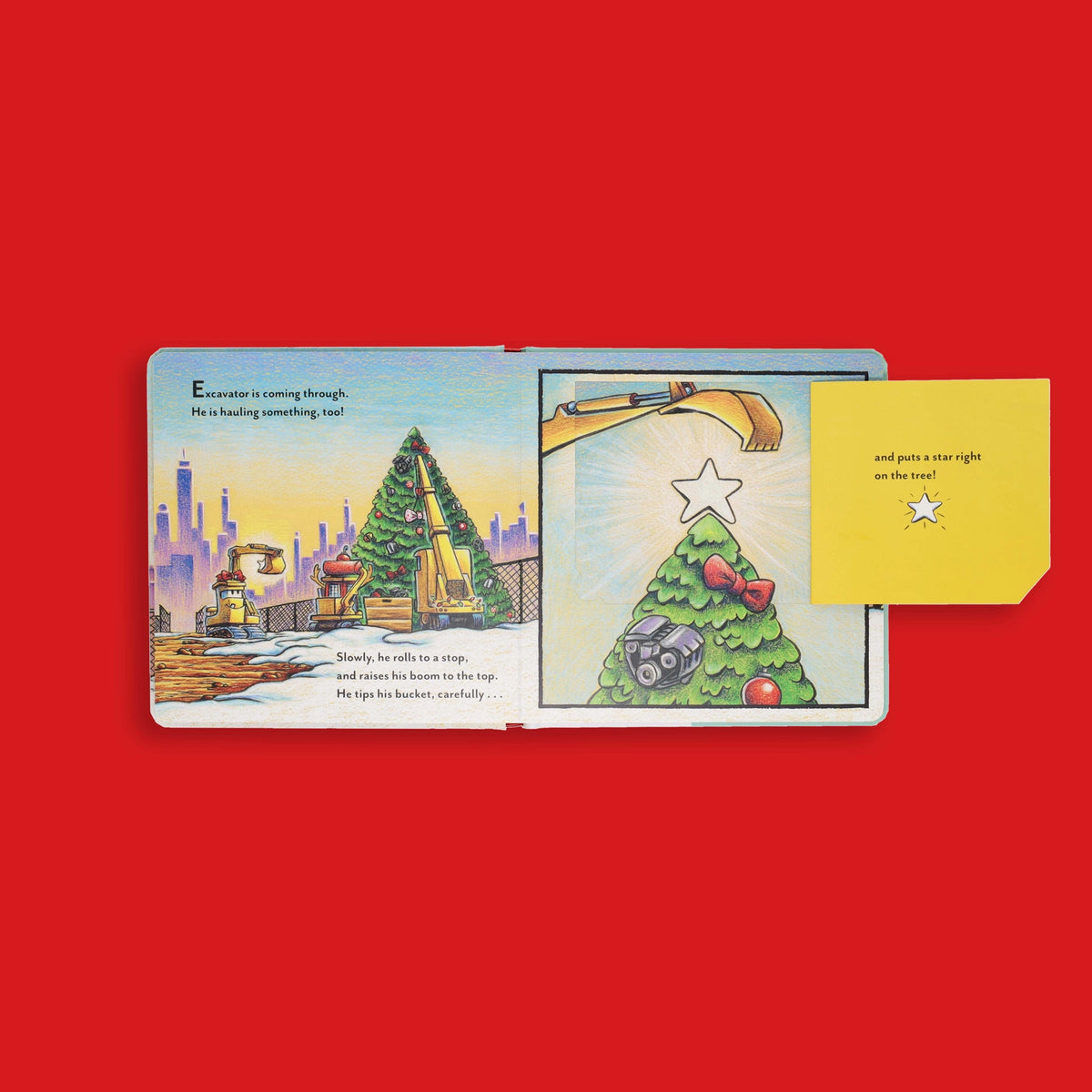 Construction Site: Merry and Bright Hardcover Book
