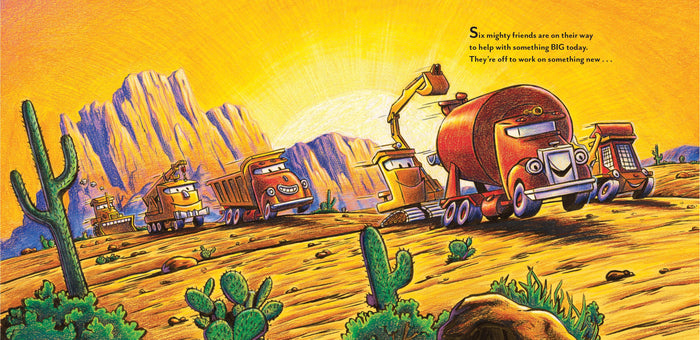Construction Site: Road Crew Coming Through! Hardcover Book