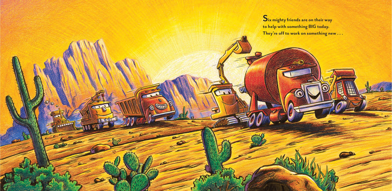 Construction Site: Road Crew Coming Through! Hardcover Book