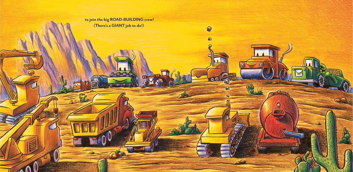 Construction Site: Road Crew Coming Through! Hardcover Book