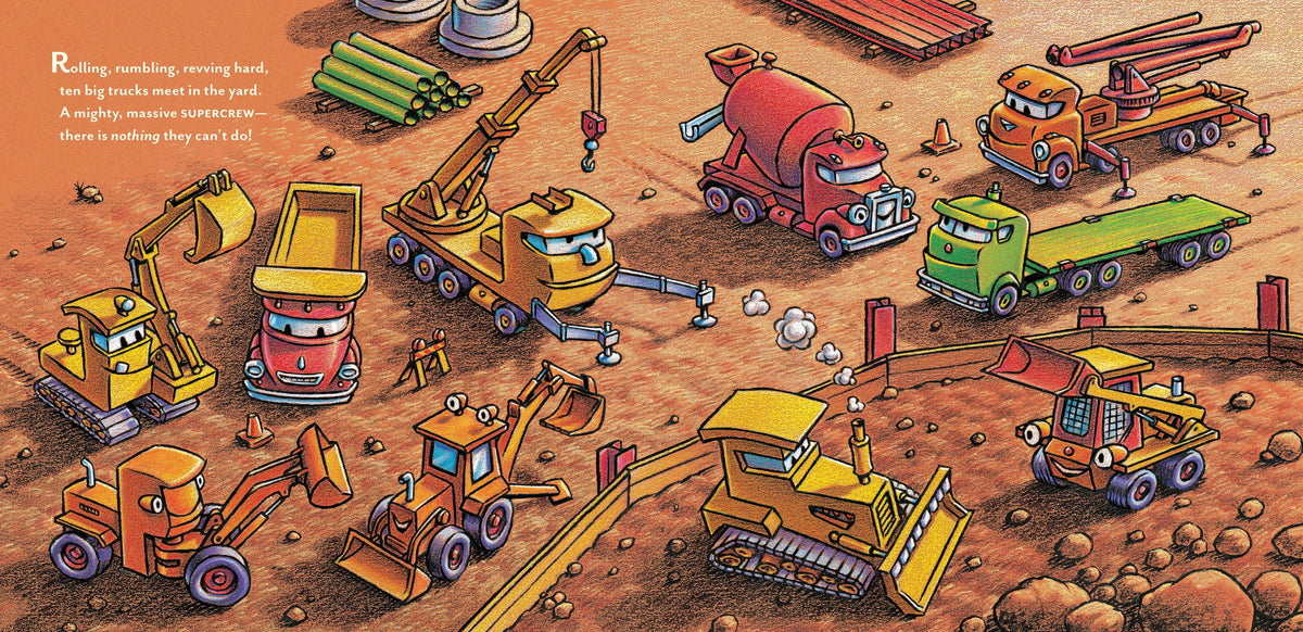 Mighty, Mighty Construction Site Hardcover Book