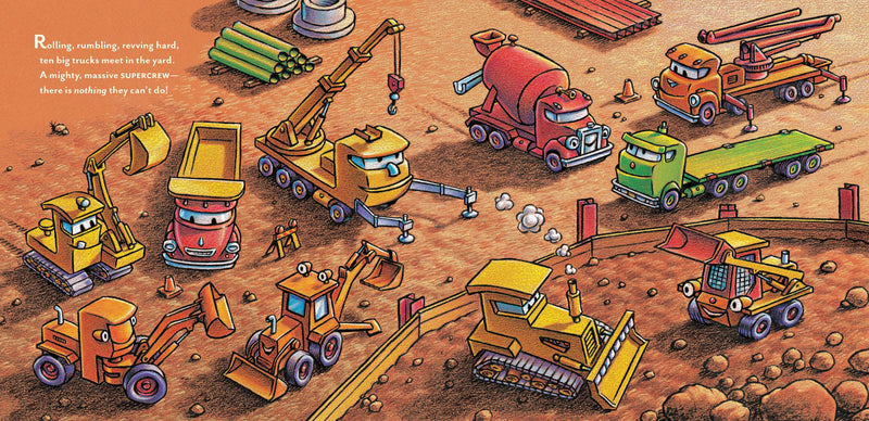 Mighty, Mighty Construction Site Hardcover Book