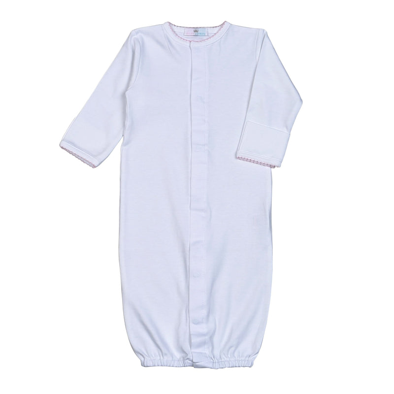 *Pre-Order* Baby Loren Converter - White w/ Pink Trim