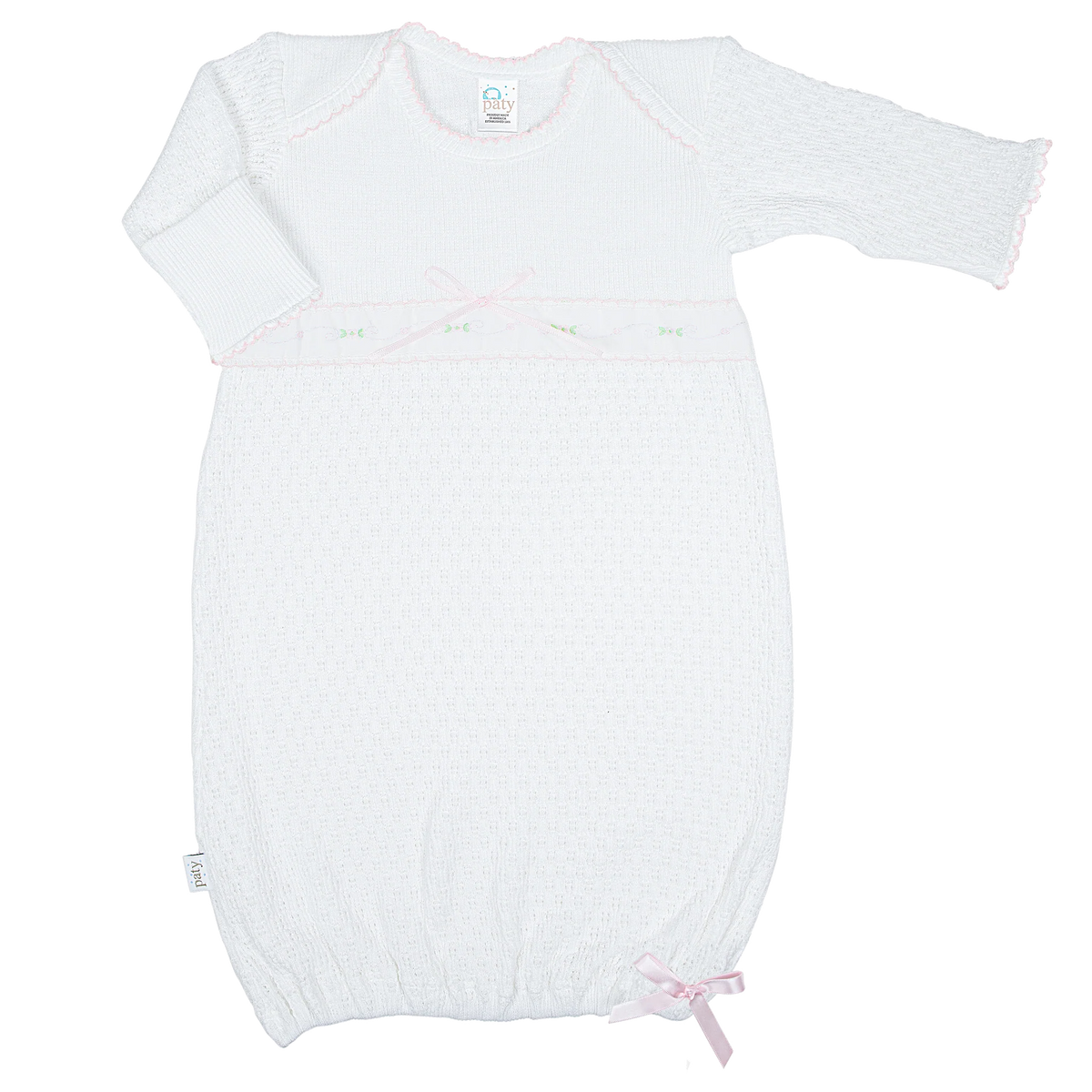 *Pre-Order* Paty, Inc. Knit Swiss Floral Gown