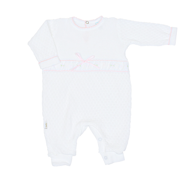 *Pre-Order* Paty, Inc. Knit Swiss Floral Romper