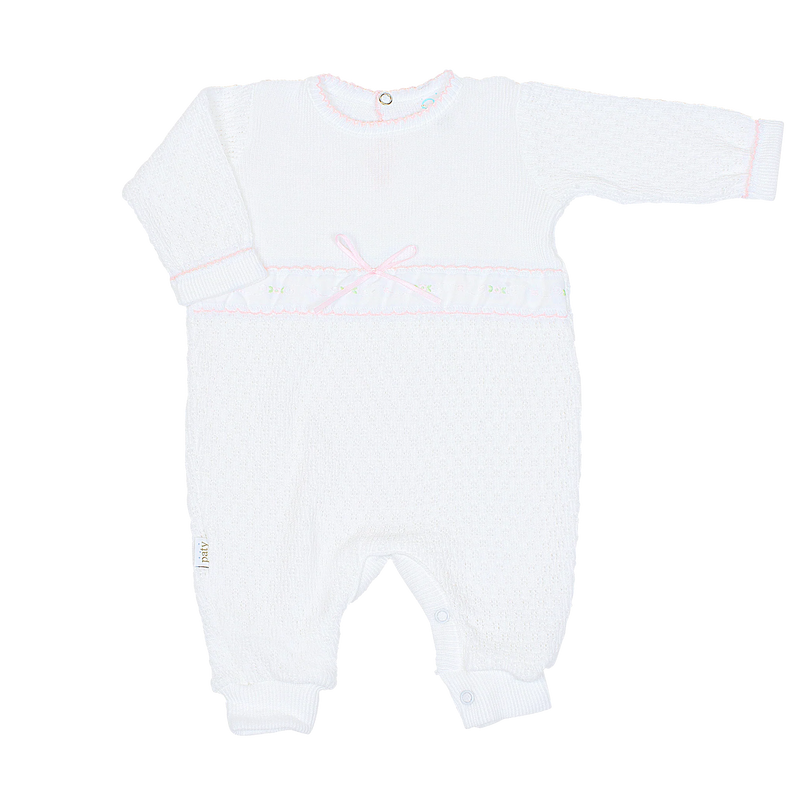 Paty, Inc. Knit Swiss Floral Romper