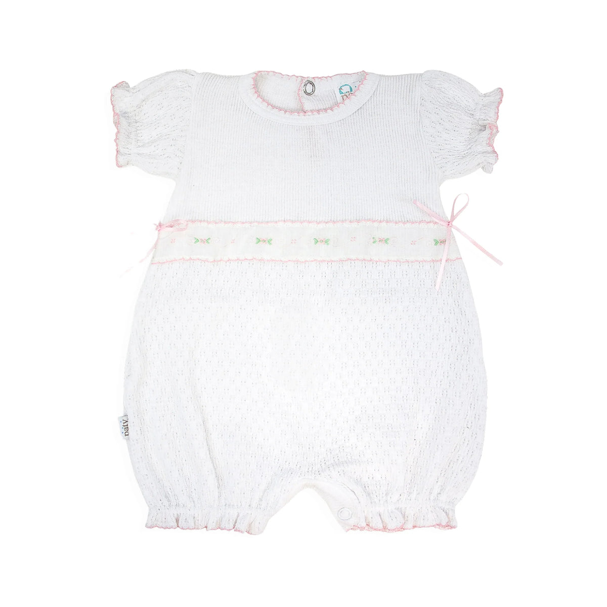 Paty, Inc. Knit Swiss Floral Bubble