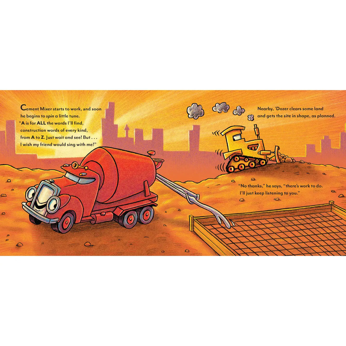 Cement Mixer's ABC Board Book