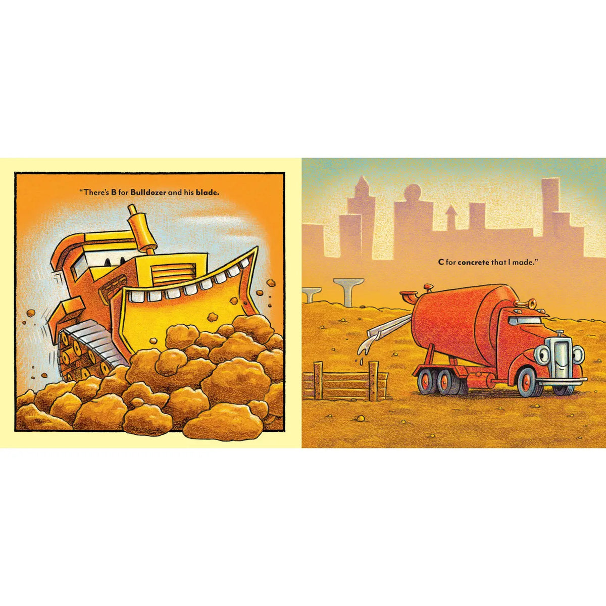 Cement Mixer's ABC Board Book