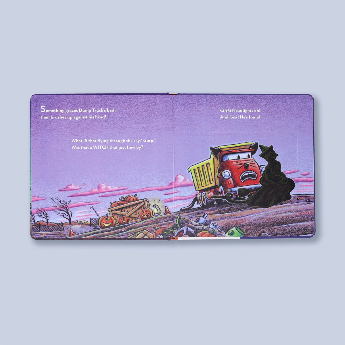 Construction Site Gets A Fright! Board Book