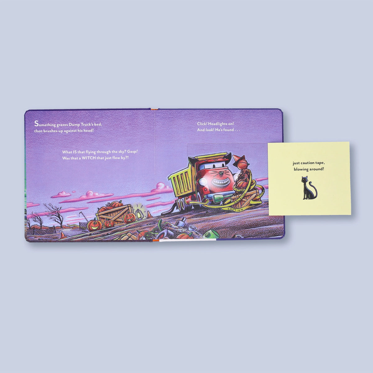 Construction Site Gets A Fright! Board Book