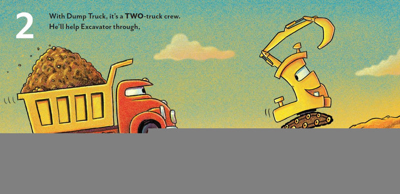 Excavator's 123 Board Book