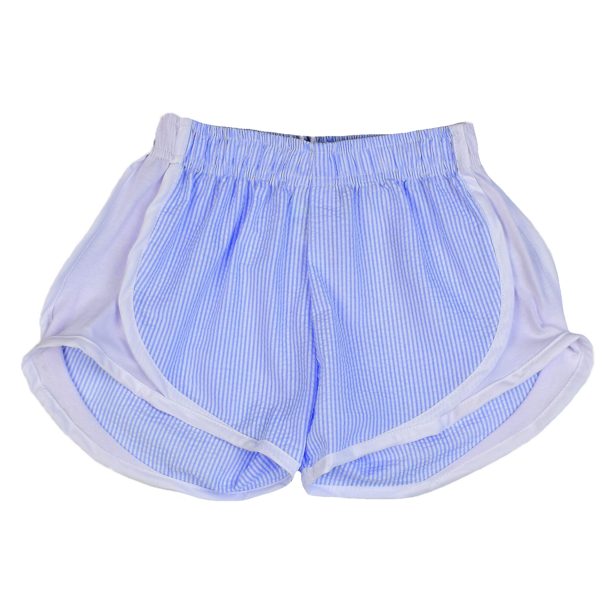 Funtasia Too Girls Seersucker Track Shorts - Blue