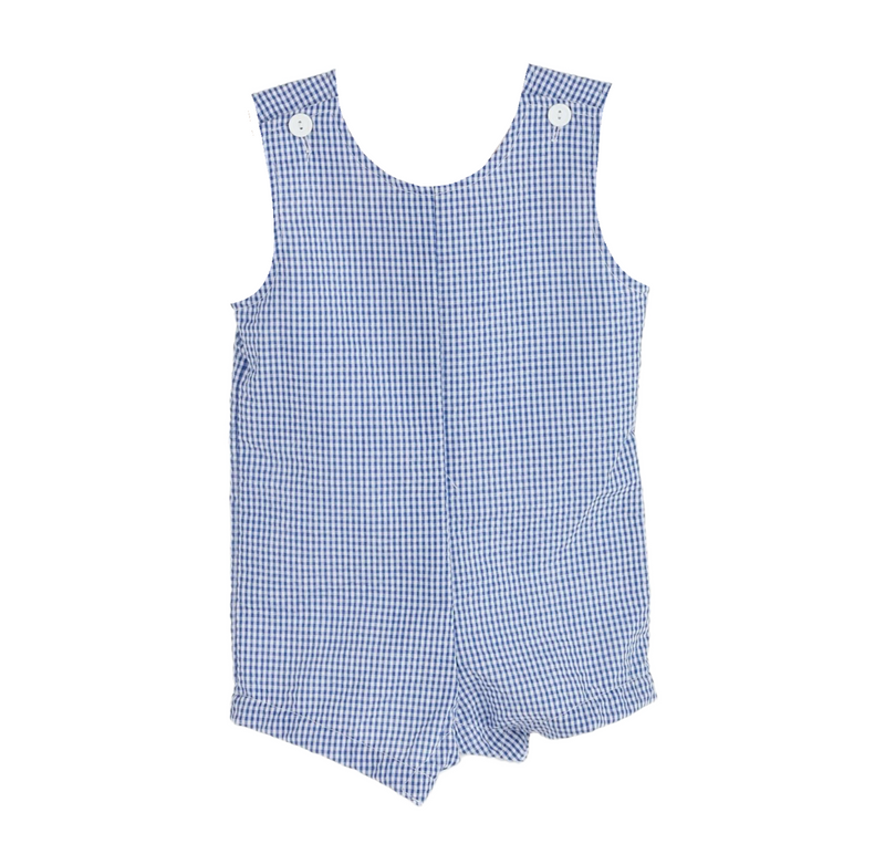 Funtasia Too Seersucker Shortall - Navy