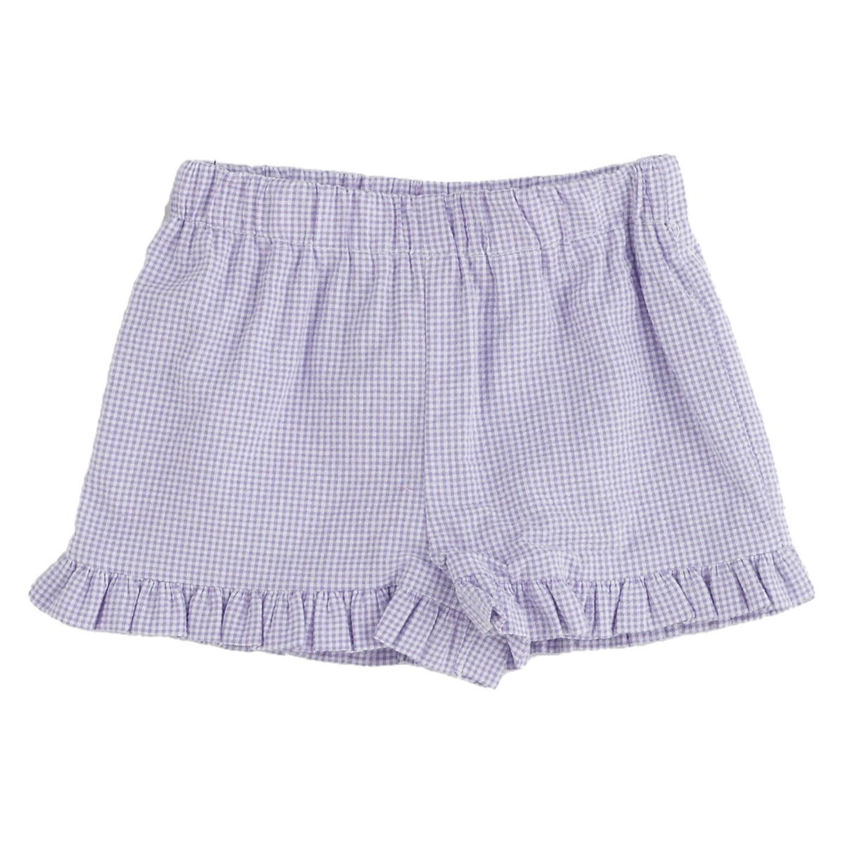 Funtasia Too Seersucker Ruffle Shorts - Lavender