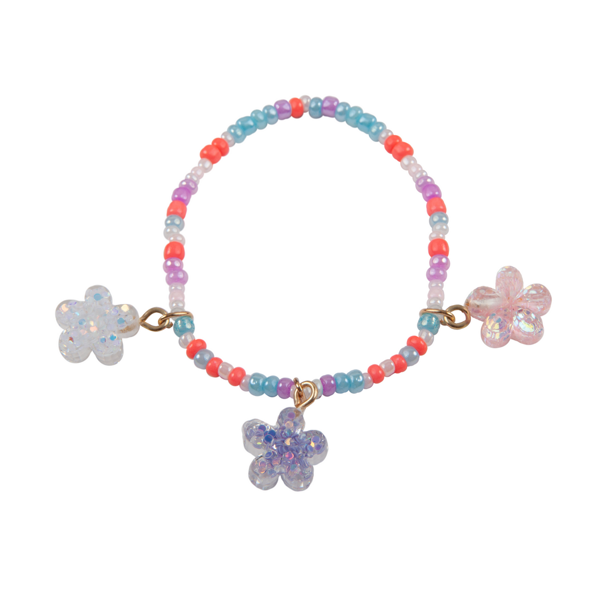 Great Pretenders Boutique Shimmer Flower Bracelet