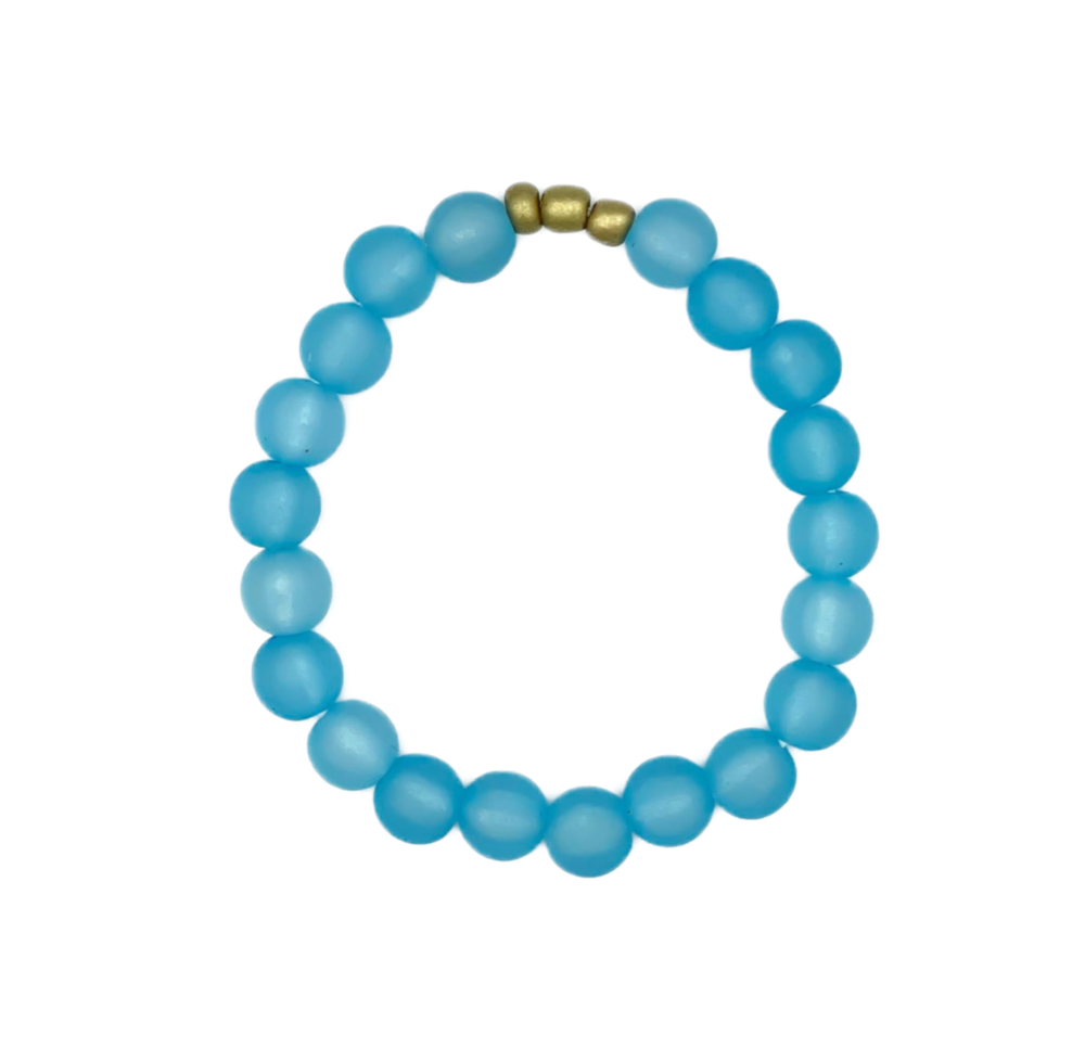 Good Grace Design Co. Frosted Bracelet - Aqua