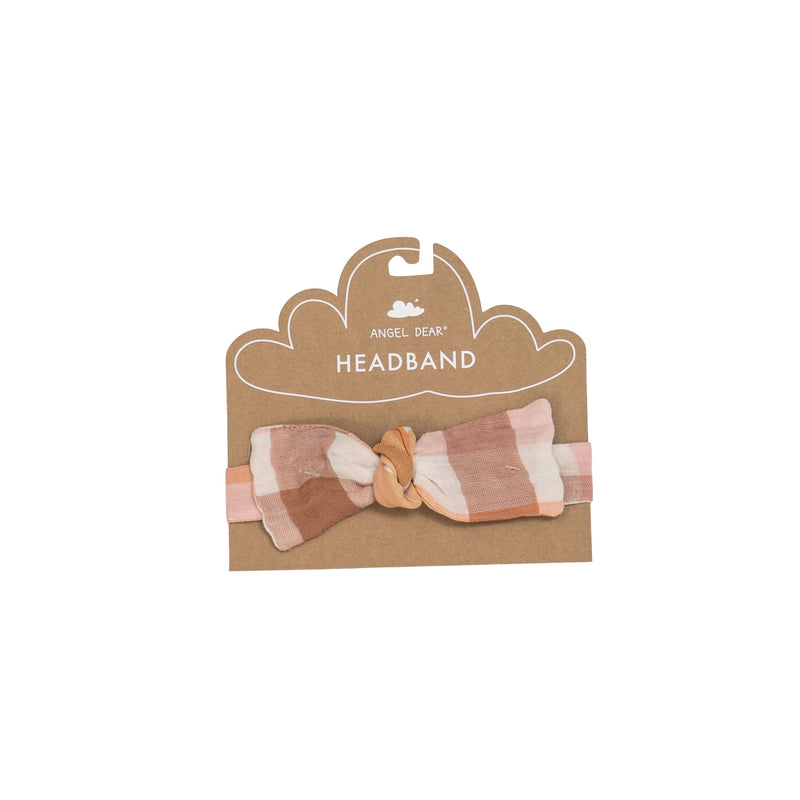 Angel Dear Headband - Harvest Plaid