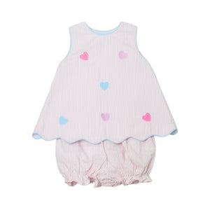 *Pre-Order* Zuccini Kids Hearts Bloomer Set - Pink