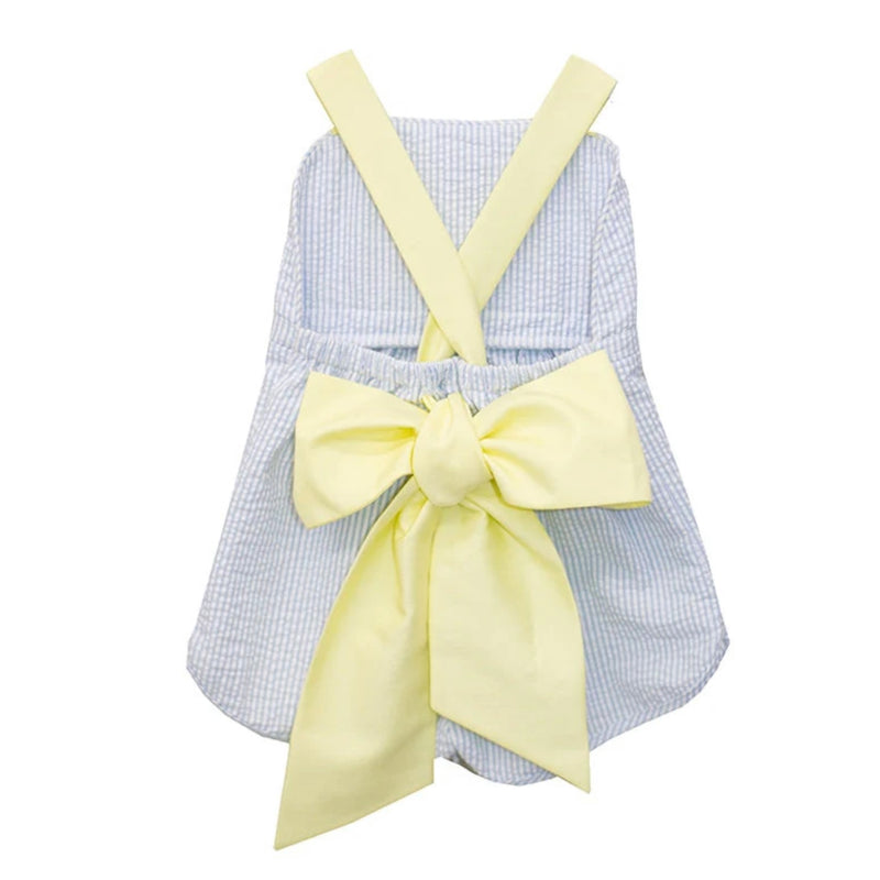 Zuccini Kids Sun Seersucker Overalls