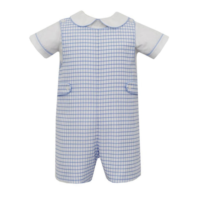 Anavini Blue Check Jon Jon Set