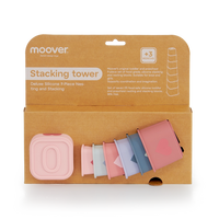 Moover Toys Silicone Stacking Tower - Pink