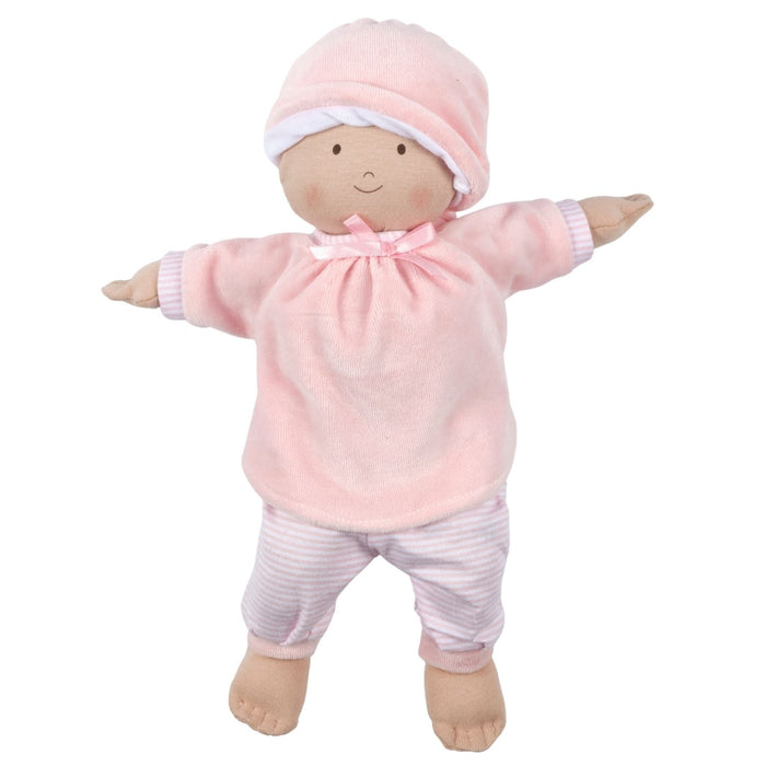 Tikiri Toys Cherub Baby Girl Doll With Pink Dress