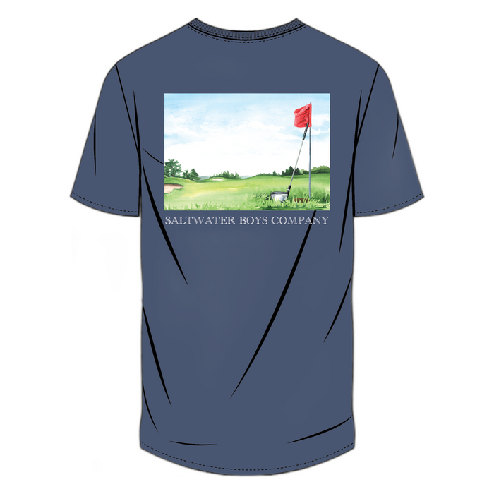 Saltwater Boys Company Golf T-Shirt - Navy